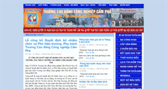 Desktop Screenshot of cdcncp.edu.vn